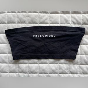 Size 0 Black Missguided Tube Top